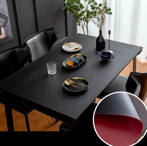 Leather Waterproof Chic Double-Sided Table Mat - Image 4