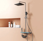 Digital Thermostatic High-Pressure Flow Shower Set