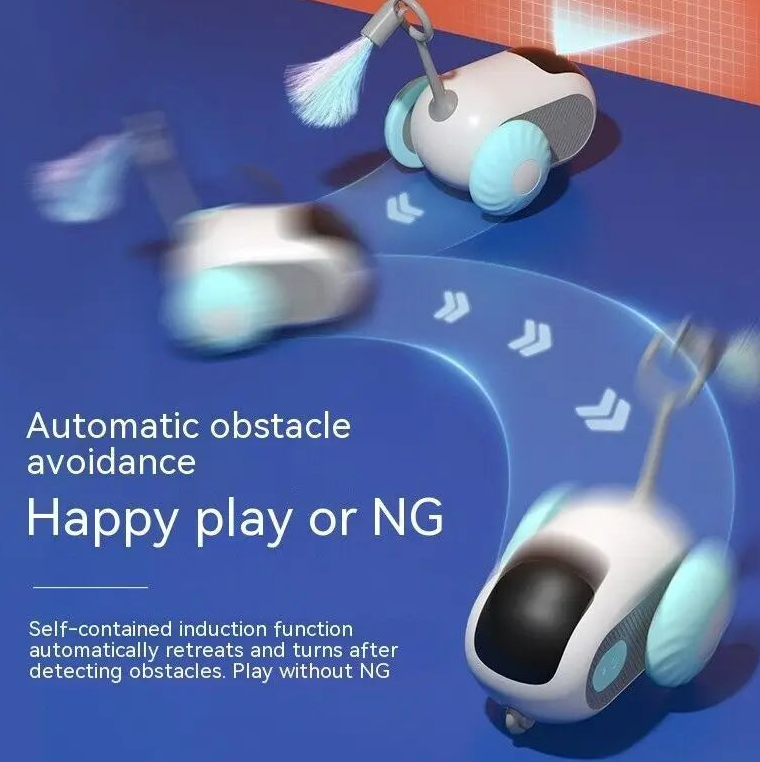 Playful Interactive Cat Chase Toy Car - Image 3
