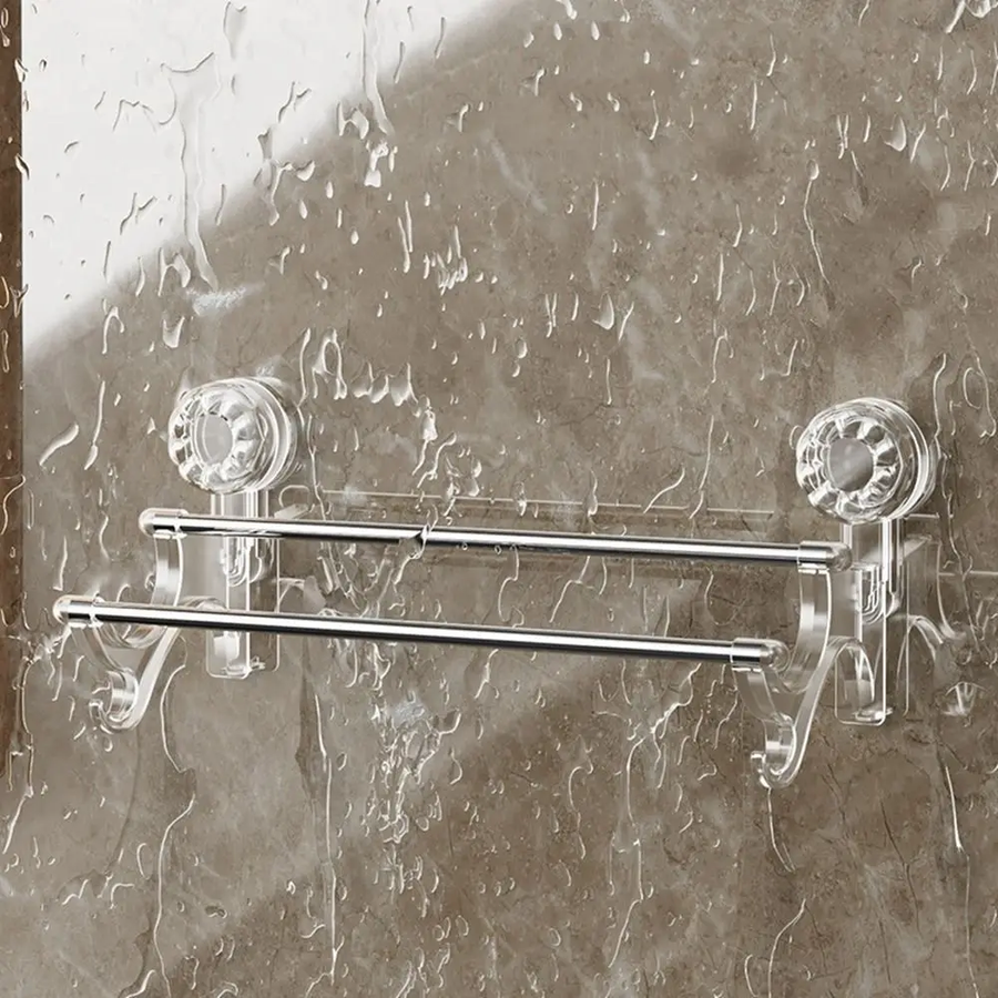 Double Rod Strong Suction Power Towel Rack - Image 5