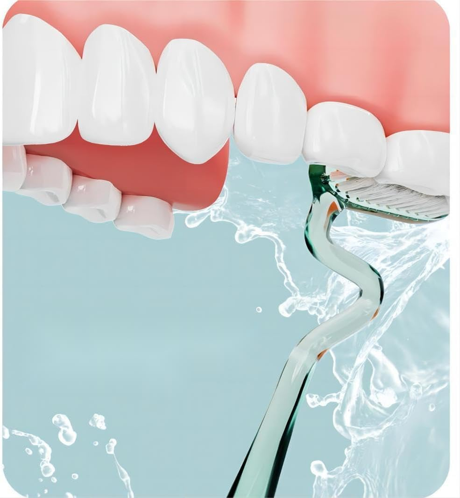 S-Shape Soft Bristled Vertical Toothbrush - Image 2