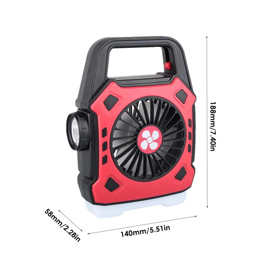 Multifunctional Adventure Cooling Fan Light - Image 9