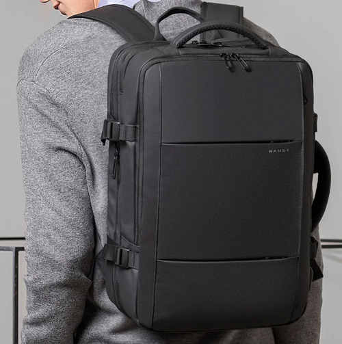Modern Style Expandable Smart Large Waterproof Travel Backpack - Image 0