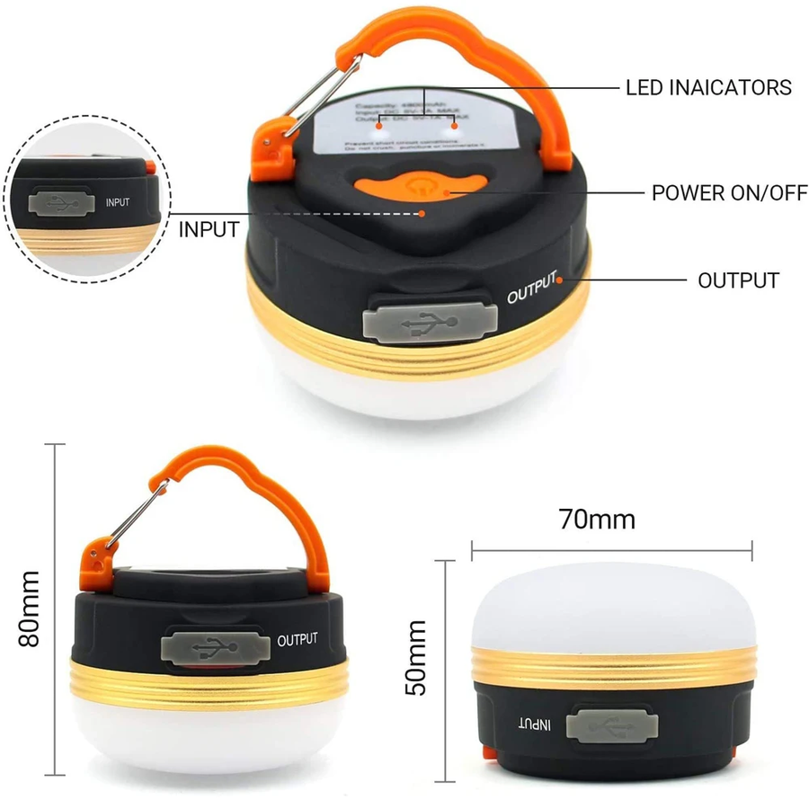 Practical Camping Magnetic LED Rechargeable Light - Image 9