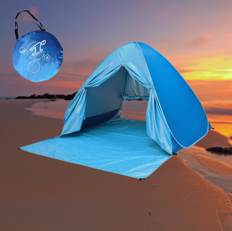 Automatic Pop-Up Ultralight Full Shade Beach Tent - Image 0