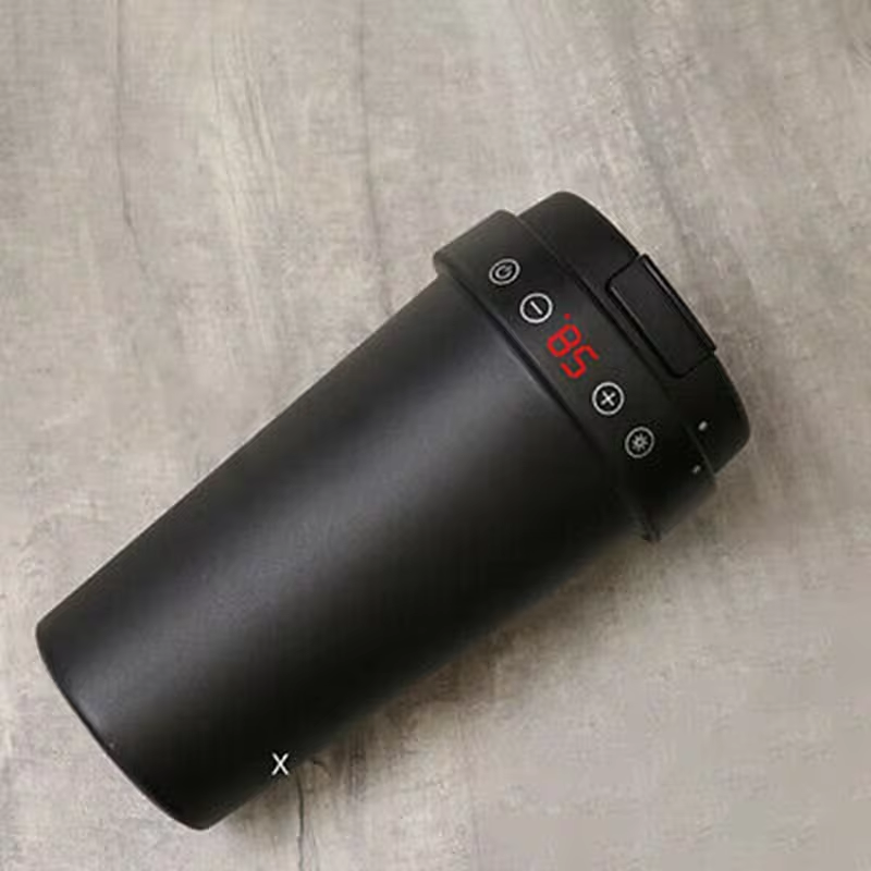 LCD Display Stainless Steel Car Electric Thermos - Image 0