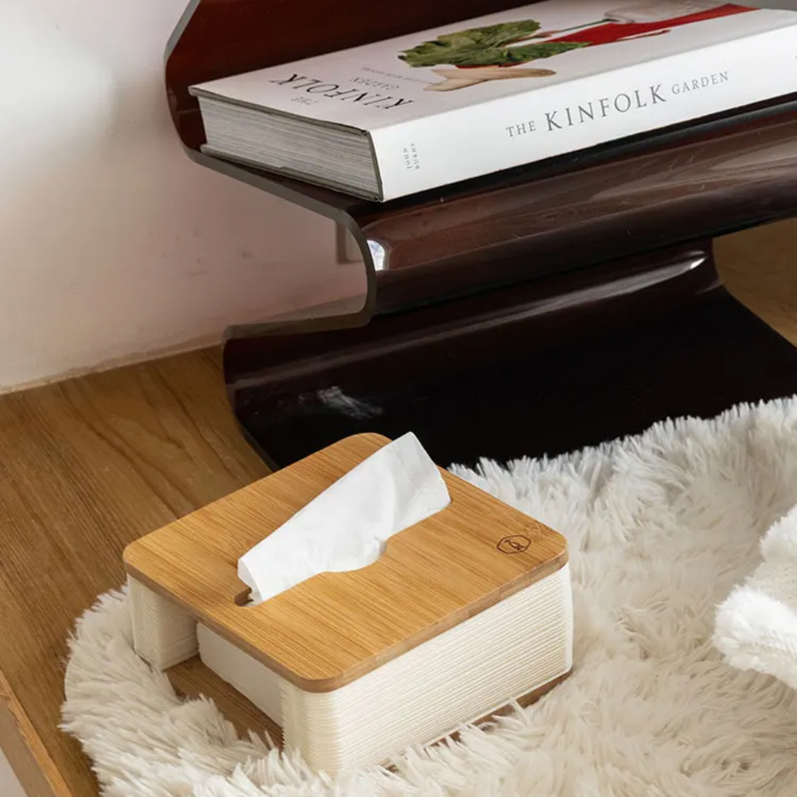 Accordion Paper Retractable Nordic Tissue Box - Image 5