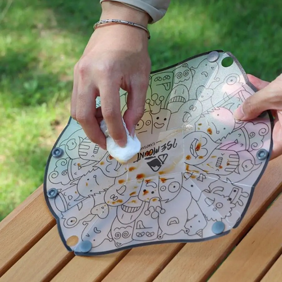 Collapsible Travel Picnic Camping Dish Set - Image 9