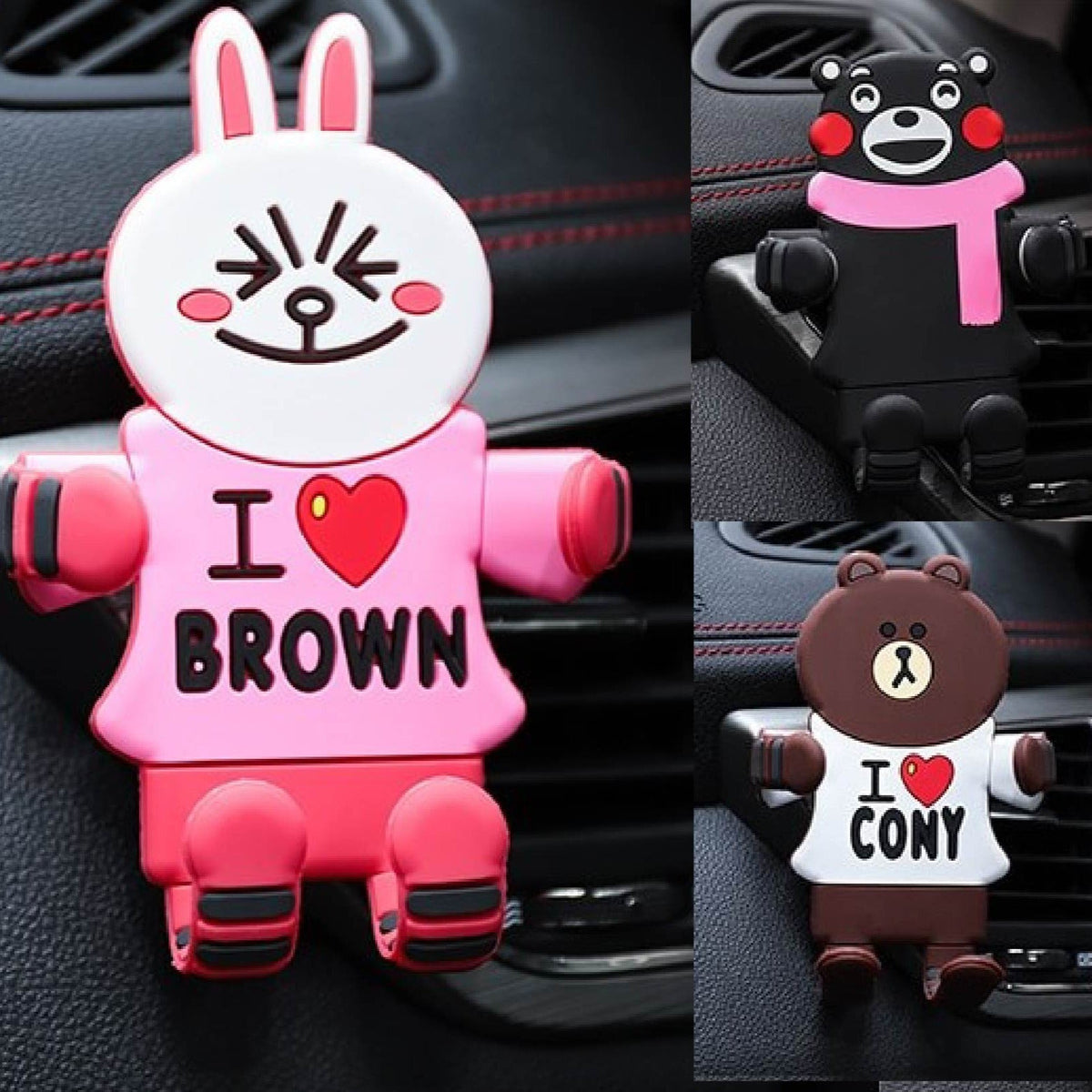 Animal Hug Car Vent Phone Holder