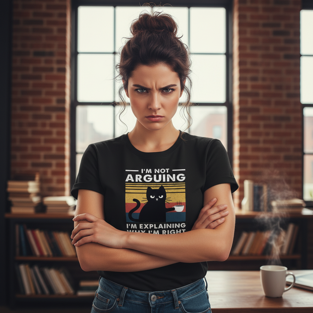 I Am Not Arguing Funny T-Shirt - Image 2