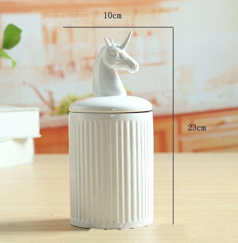 Creative Ceramic Animal Kitchen Storage Container - Image 3