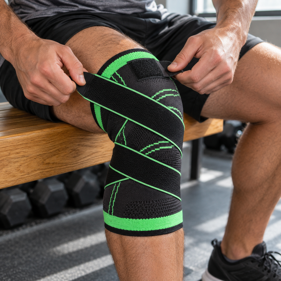 Fasten the crossing straps