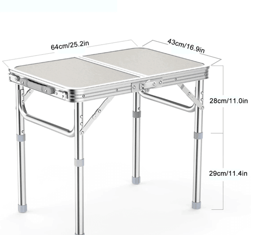 Outdoor Waterproof Adjustable Foldable Picnic Table Set