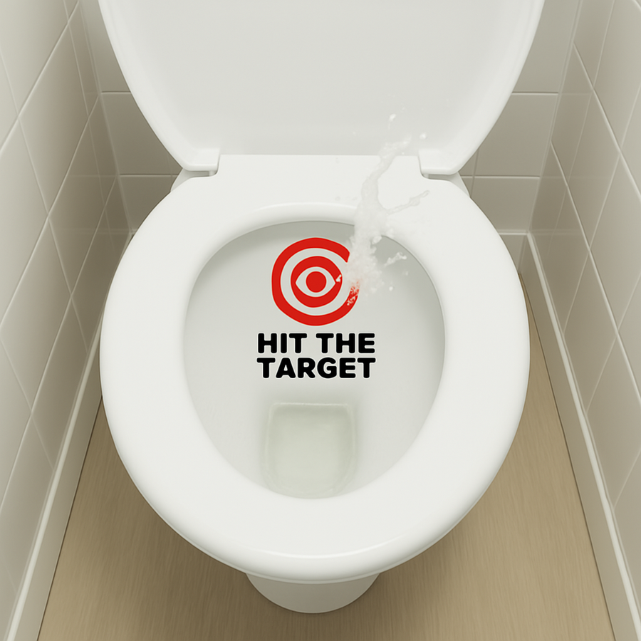 Bathroom Toilet Aim Practice Sticker - Image 3