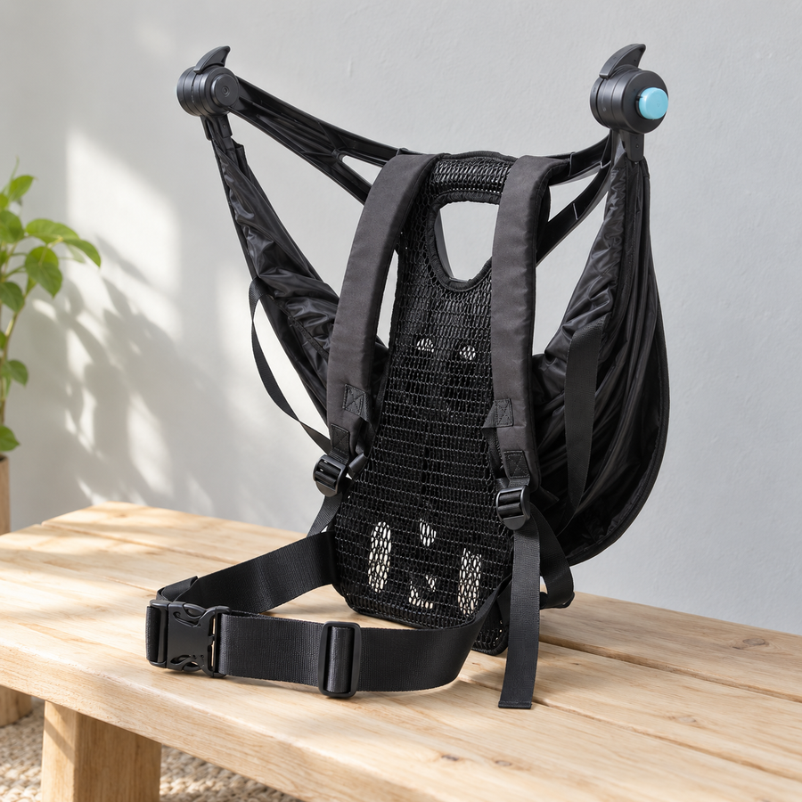 Folded canopy