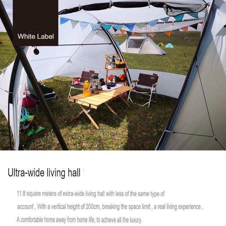 Creative Oversize Elegant Camping Tunnel Tent - Image 2
