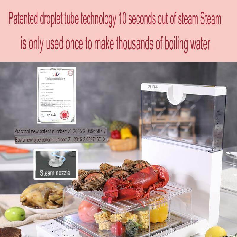 Large Capacity Multi-Layer Folding Electric Steamer Box - Image 7