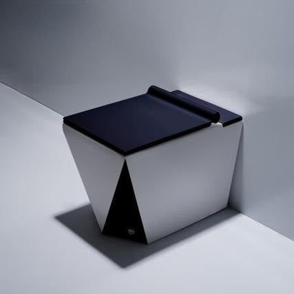 Geometric Edge Minimalist Intelligent Modern Toilet - Image 3