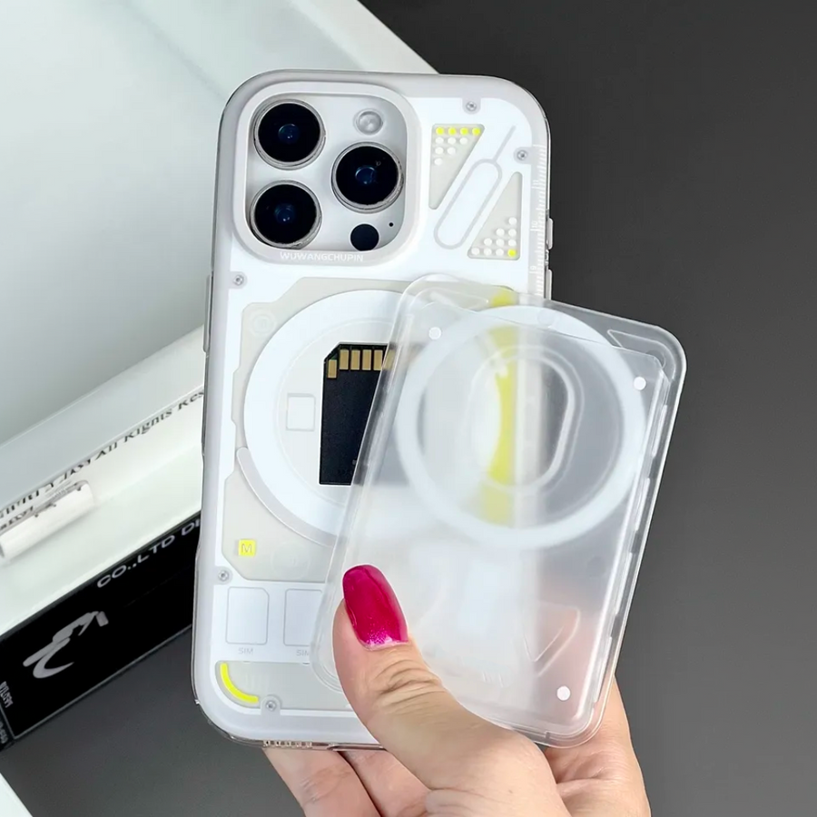 Memory Storage Transparent iPhone Case - Image 4