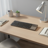 Universal Mini Foldable Wireless Keyboard with Touchpad - Image 0