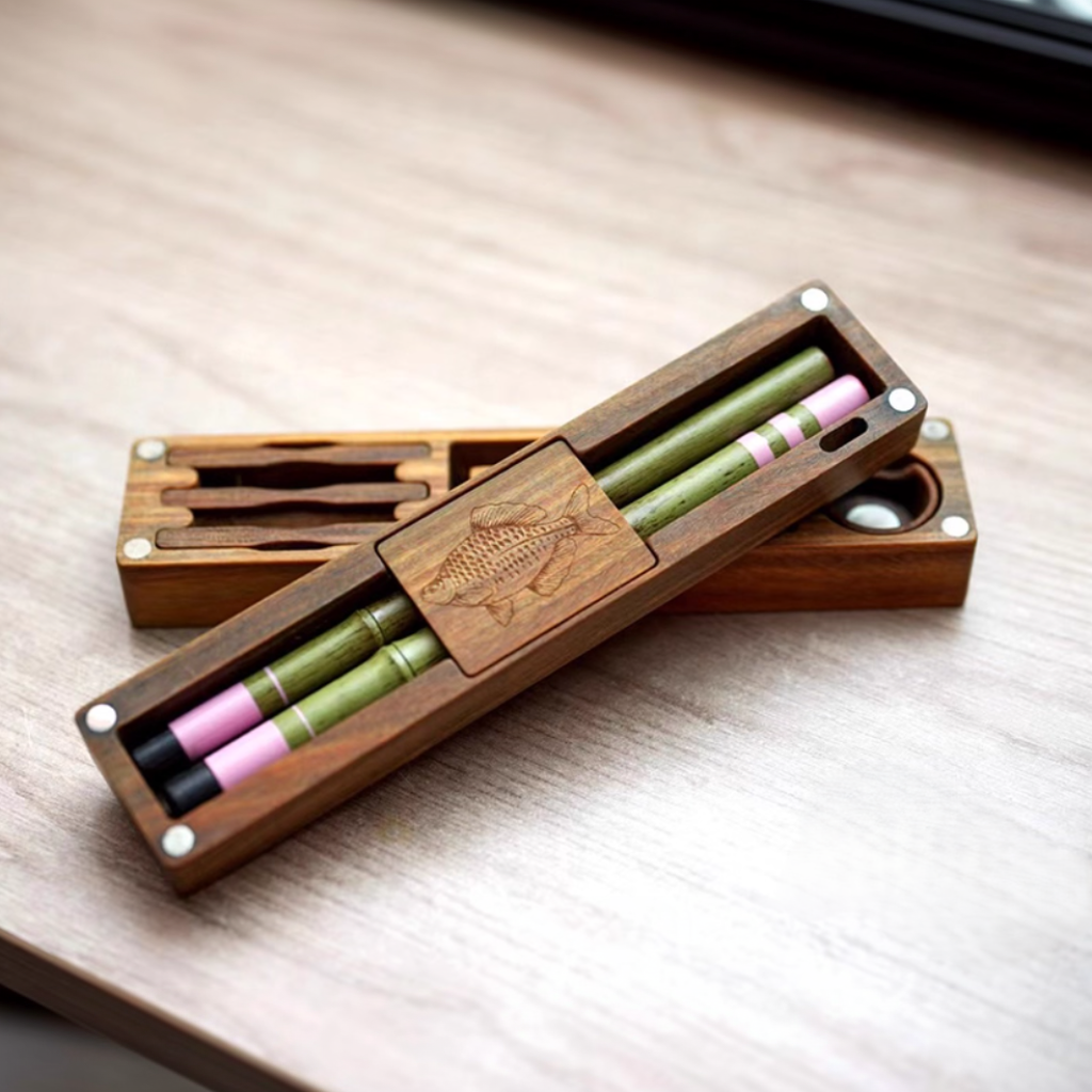 Handmade Hook Portable Fishing Rod Set - Image 1