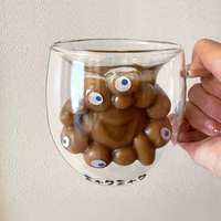 Crazy Eyes Monster Glass Mug - Image 0
