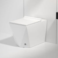 Geometric Edge Minimalist Intelligent Modern Toilet - Image 5