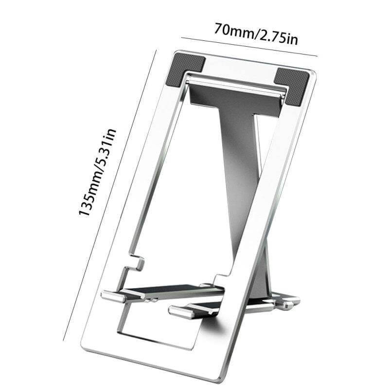 Ultra-thin Portable Foldable Aluminum Phone Holder - Image 9