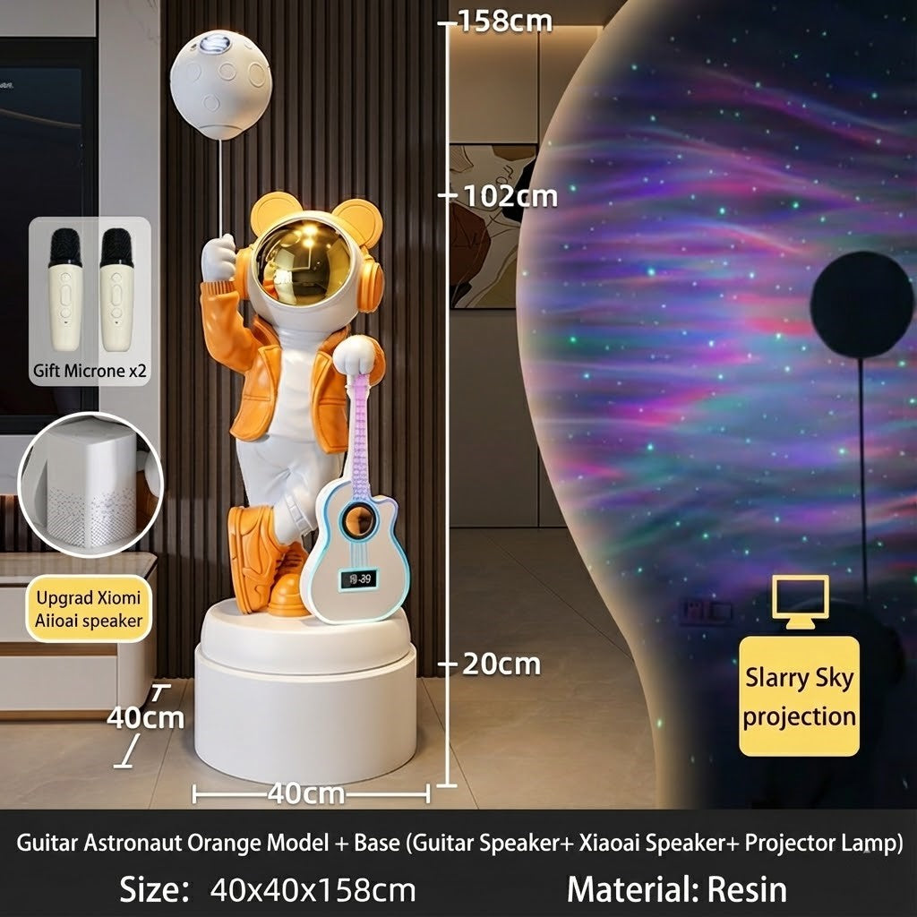 Astronaut Bluetooth Speaker Galaxy Projector Lamp - Image 2