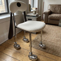 Funny Ears Dog Silhouette Accent Chair - Image 0