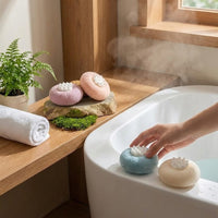 Sunflower Inspired Shower Massage Sponge - Image 1