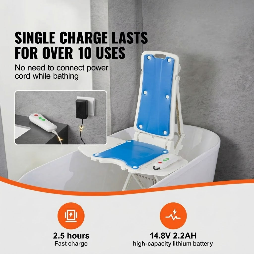 Home Elderly Care Electric Bath Transfer Chair - Image 7