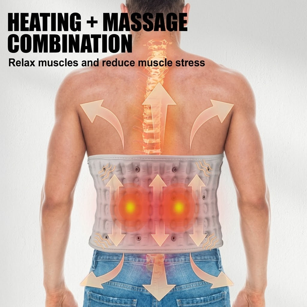 Everyday Relief Heated Inflatable Lumbar Therapy Belt - Image 3