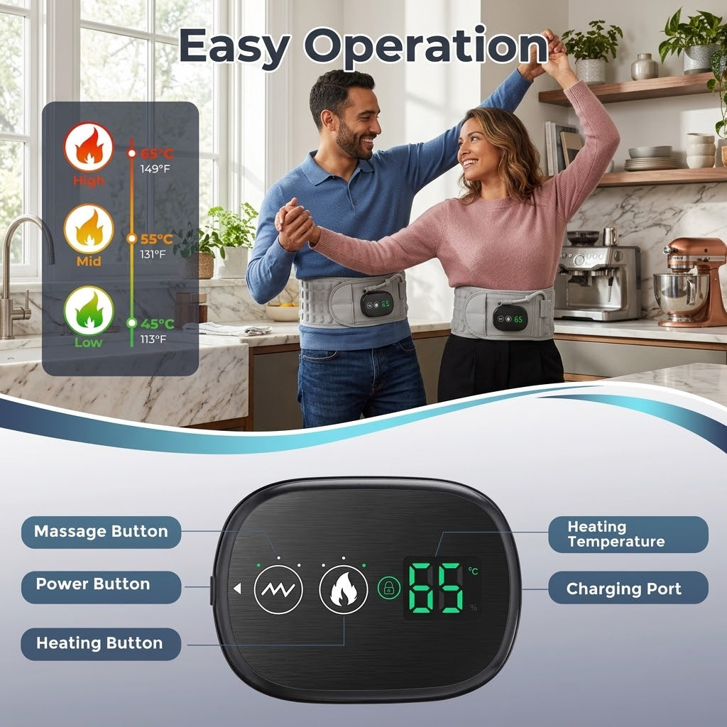 Everyday Relief Heated Inflatable Lumbar Therapy Belt - Image 5