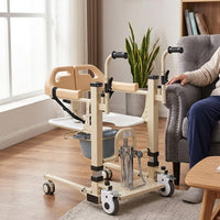 Senior Care Easy Patient Lift Transfer Wheelchair - Image 4