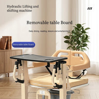 Senior Care Easy Patient Lift Transfer Wheelchair - Image 2