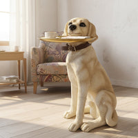 Artsy German Shepherd Decorative Side Table - Image 4