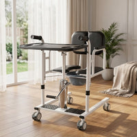4-in-1 Shower & Transport Hydraulic Patient Lift Nursing Chair - Image 0