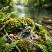 Mini Fishing Reel Spinner Necklace - Image 3