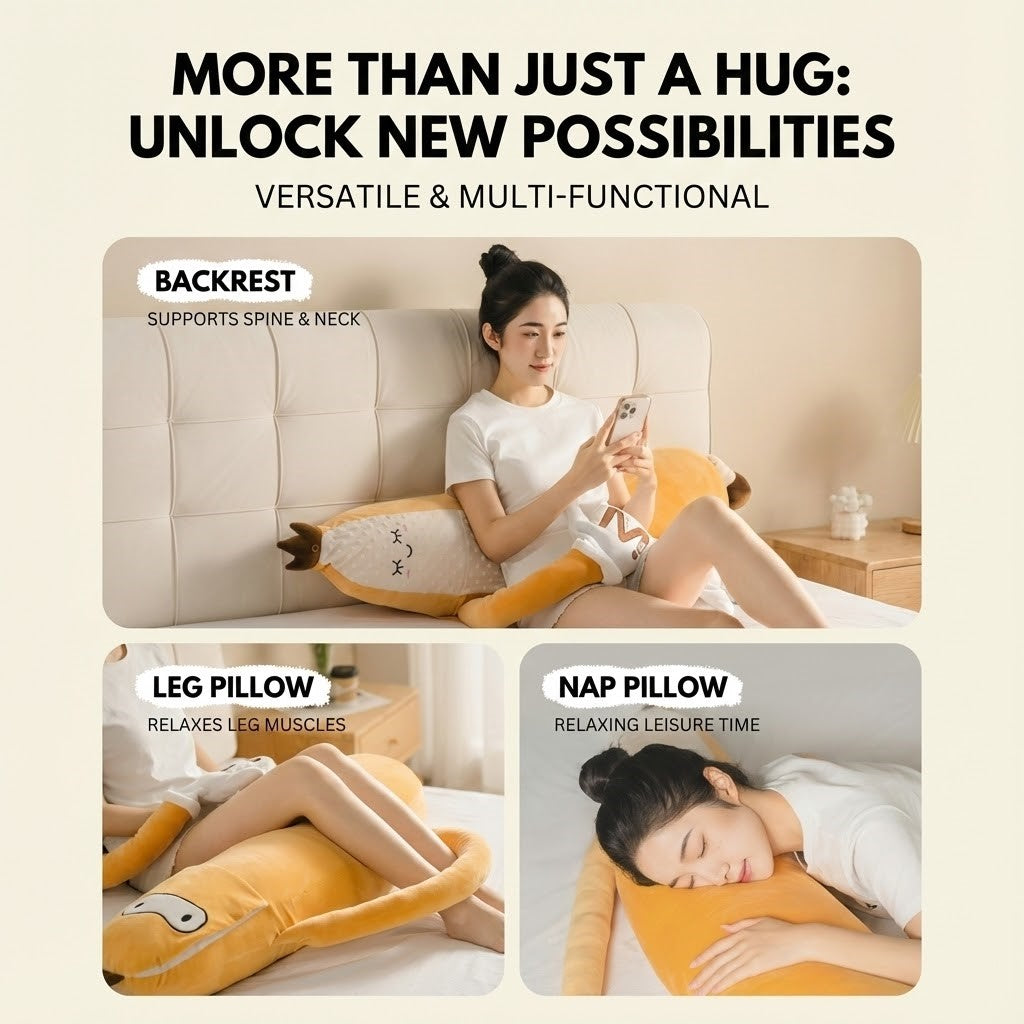 Sleep Buddy Relaxer Hugging Pillow - Image 3