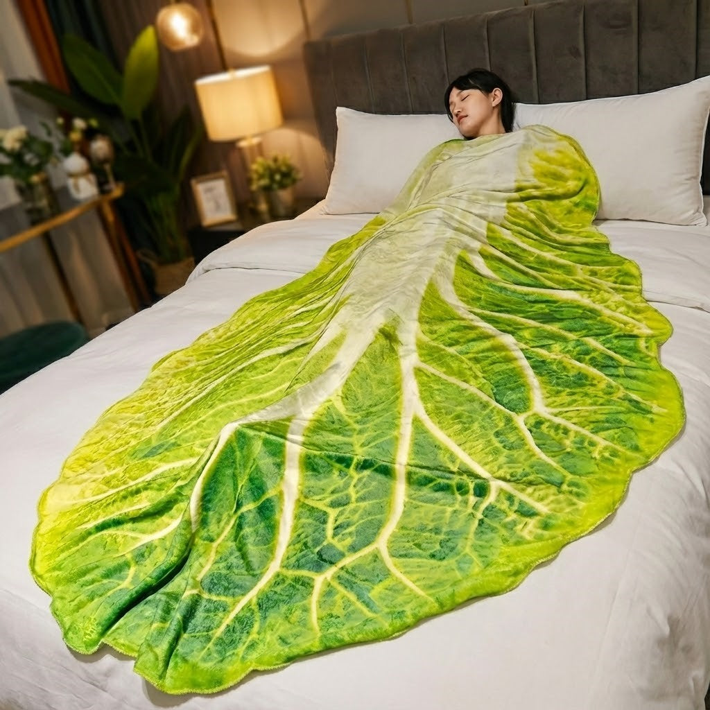 Lettuce Wrap Plush Relax Blanket · Mavigadget