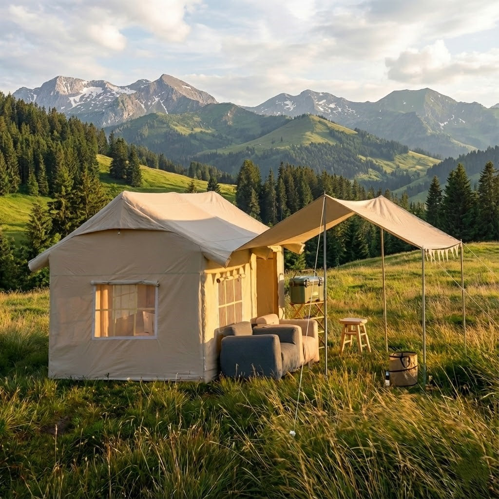 Inflatable Built-in Sunroof Beach Camping House - Image 0