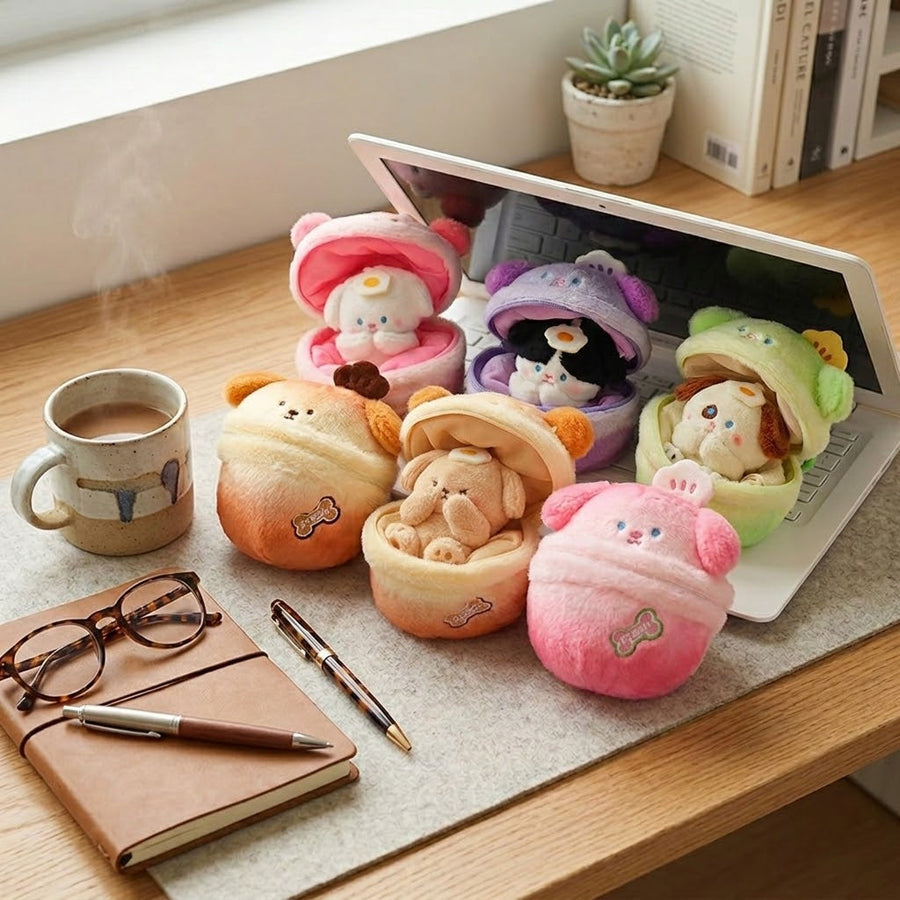 Surprise Kawaii Animals Plush Keychain - Image 0