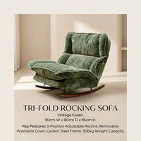 Tatami Minimal Foldable Floor Recliner Sofa - Image 8