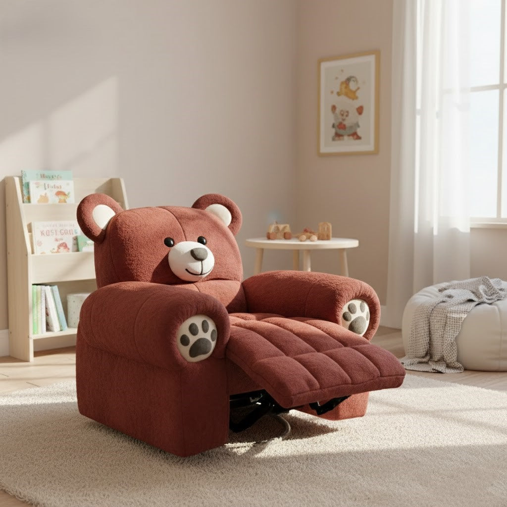 Happy Bear Plush Electric Comfort Recliner Chair - Image 2