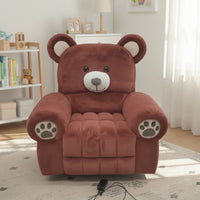 Happy Bear Plush Electric Comfort Recliner Chair - Image 3