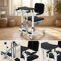 4-in-1 Shower & Transport Hydraulic Patient Lift Nursing Chair - Image 4