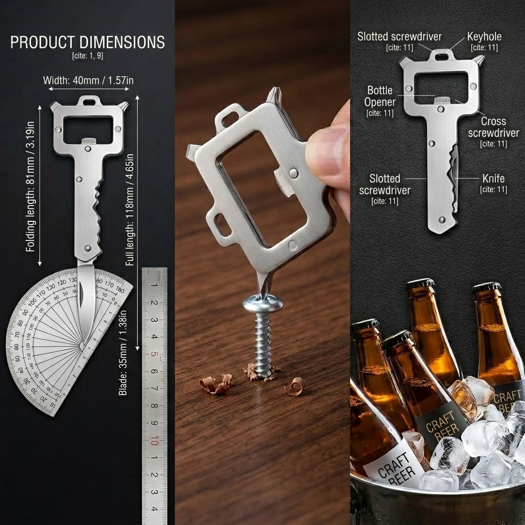 Blade Clip Compact Pocket Survival Multi-Tool - Image 4