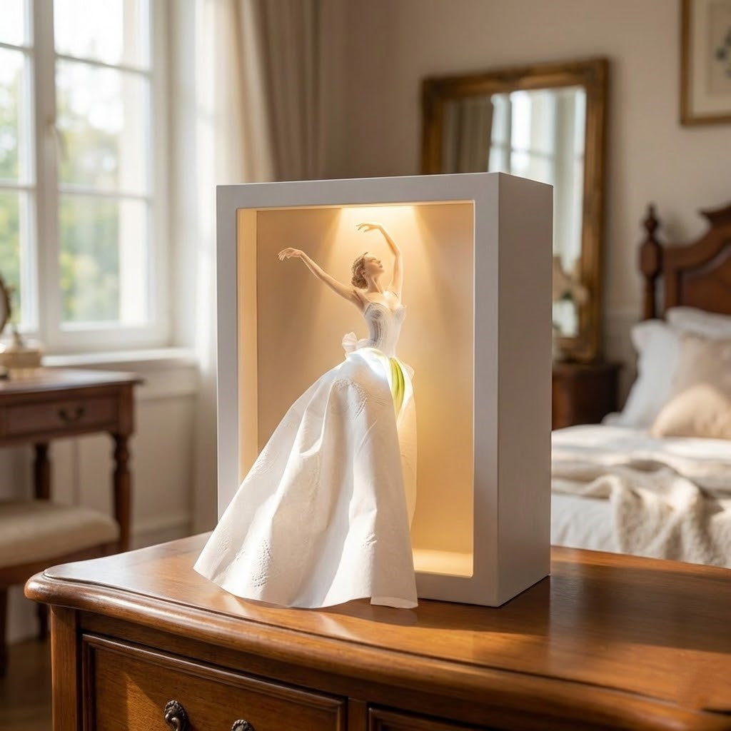 Ballet Girl Lighted Tissue Box - Image 3