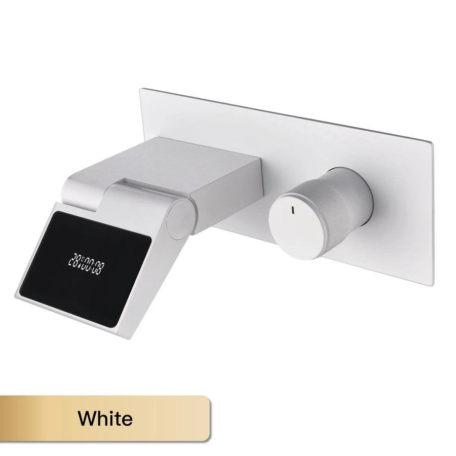 Intelligent Luxury Hidden Handle LED Digital Bathroom Faucet - Image 11